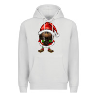 Dove Grey afro santa gnomes Premium Hoodie - FaDigitalArtStudio