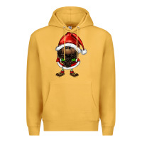 Mustard afro santa gnomes Premium Hoodie - FaDigitalArtStudio