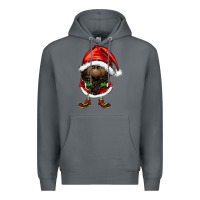 Rock afro santa gnomes Premium Hoodie - FaDigitalArtStudio