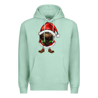 Seafoam afro santa gnomes Premium Hoodie - FaDigitalArtStudio