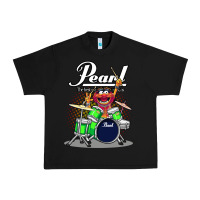 Black animal drummer pearl drums Urban Heavy Tee - lanVoArt