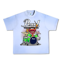 Grape Ice animal drummer pearl drums Urban Heavy Tee - lanVoArt