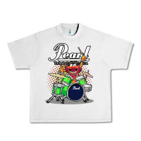 Lunar Rock animal drummer pearl drums Urban Heavy Tee - lanVoArt