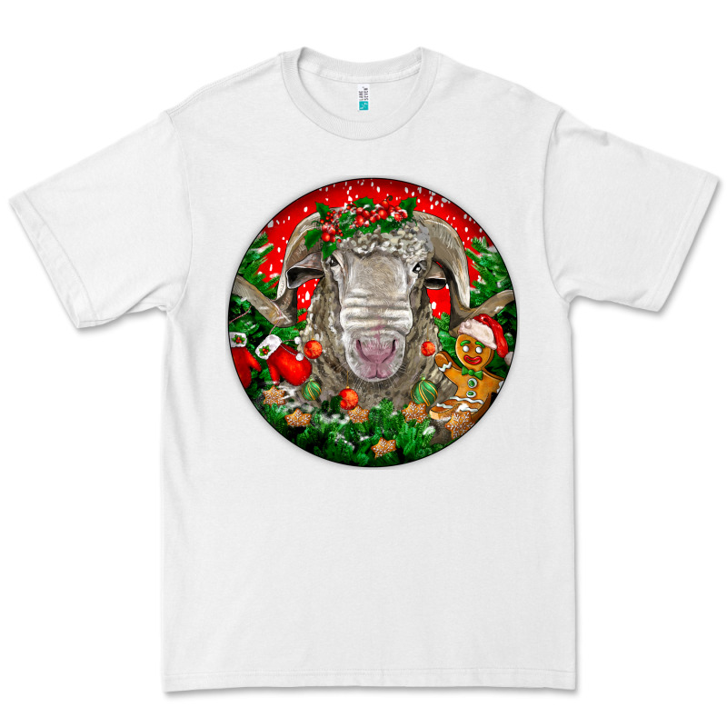 Christmas Rambouillet Sheep Premium Tee by LillyAllenDesigns | Teevron
