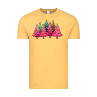 Vintage Mustard christmas tress with lights Vintage Tee - texasbilliewilder