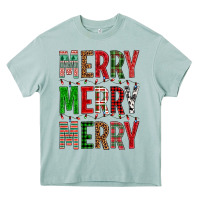 Arona Merry Merry Merry Christmas Heavy Core Tee - BundleAndBundleShop