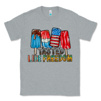 Heather Grey tasted like freedom Classic Tee - RacoonDesign