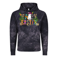 Cloud Black Happy Easter with cowboy Easter Day Vintage Hoodie - HowdyJamesFarm