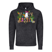 Vintage Black Happy Easter with cowboy Easter Day Vintage Hoodie - HowdyJamesFarm