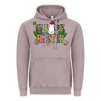 Vintage Zinc Happy Easter with cowboy Easter Day Vintage Hoodie - HowdyJamesFarm
