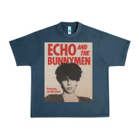 Midnight Navy echo and the bunnymen Urban Heavy Tee - lanVoArt