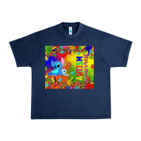 Navy Autism awareness with stitch tumbler Urban Heavy Tee - TumblerDesignByShophia