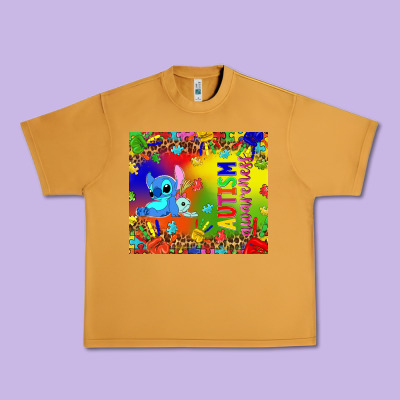 Autism Awareness With Stitch Tumbler Urban Heavy Tee Designed By Tumblerdesignbyshophia