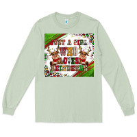 Matcha just a girl who loves reindeer Long Sleeve Tee - CowGirlArtShop
