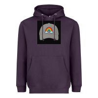Plum capt america Heavyweight Hoodie - Rosma