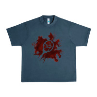 Midnight Navy mark of the malkavian Urban Heavy Tee - lanVoArt