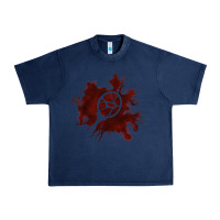 Navy mark of the malkavian Urban Heavy Tee - lanVoArt
