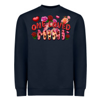 Navy one loved mini Heavyweight Sweatshirt - FaDigitalArtStudio