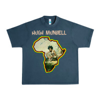 Midnight Navy hugh mundell 'africa must be free by 1983' Urban Heavy Tee - lanVoArt