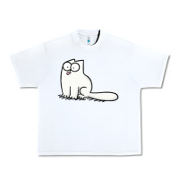 White simon's cat 1 Urban Heavy Tee - lanVoArt