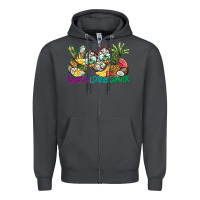 Smoke Peace Love Summer Zipper Hoodie - CowhideDigitalArt