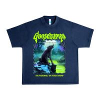 Navy r.l. stine goosebumps nightmare halloween werewolf fever swamp essenti Urban Heavy Tee - lanVoArt