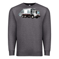 Charcoal Heather garbage truck Premium Sweatshirt - Artiststas