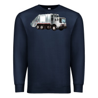 Navy garbage truck Premium Sweatshirt - Artiststas