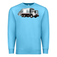 Ocean Blue garbage truck Premium Sweatshirt - Artiststas