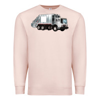 Pale Pink garbage truck Premium Sweatshirt - Artiststas