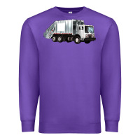 Purple garbage truck Premium Sweatshirt - Artiststas