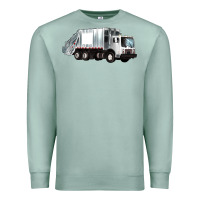 Seafoam garbage truck Premium Sweatshirt - Artiststas