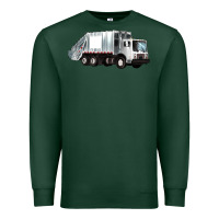 Sports Green garbage truck Premium Sweatshirt - Artiststas