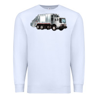 White garbage truck Premium Sweatshirt - Artiststas