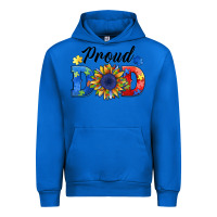 Cobalt proud dad autism Urban Hoodie - BarkalooDesign