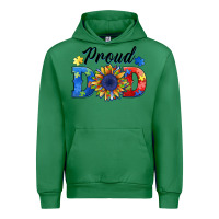 Emerald proud dad autism Urban Hoodie - BarkalooDesign