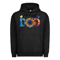 Pigment Black proud dad autism Urban Hoodie - BarkalooDesign