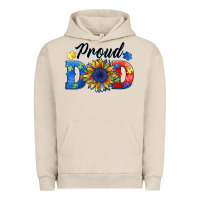 Pigment French Oak proud dad autism Urban Hoodie - BarkalooDesign