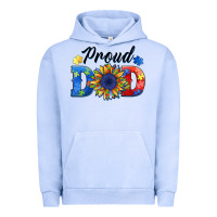 Pigment Grape Ice proud dad autism Urban Hoodie - BarkalooDesign