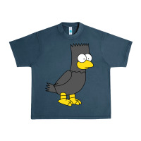 Midnight Navy bart as edgar allen poe raven nevermore halloween Urban Heavy Tee - lanVoArt