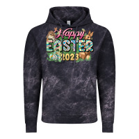 Cloud Black Happy Easter 2023 Vintage Hoodie - HowdyJamesFarm