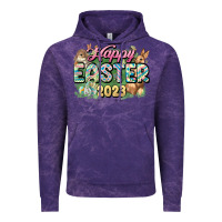 Cloud Purple Happy Easter 2023 Vintage Hoodie - HowdyJamesFarm