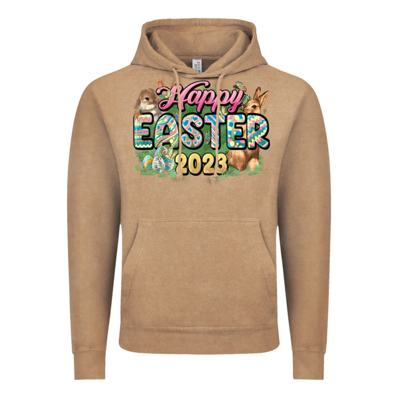 Happy Easter 2023 Vintage Hoodie by HowdyJamesFarm | Teevron