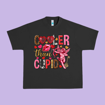 Cooler Than Cupid Valentine's Day Urban Heavy Tee Designed By Howdyjamesfarm