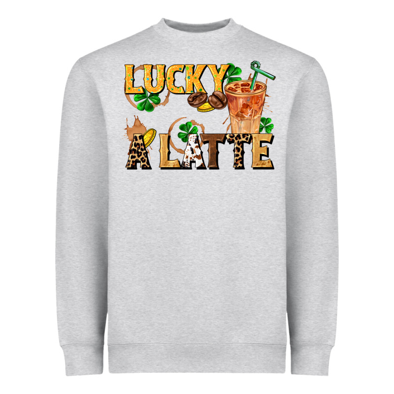 Lucky A Latte Heavyweight Sweatshirt by FaDigitalArtStudio | Teevron
