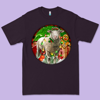 Christmas Dorset Sheep Premium Tee Designed By Lillyallendesigns
