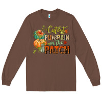 Chestnut cutest pumpkin in the patch Long Sleeve Tee - CowGirlArtShop
