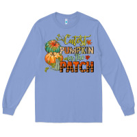 Colony Blue cutest pumpkin in the patch Long Sleeve Tee - CowGirlArtShop