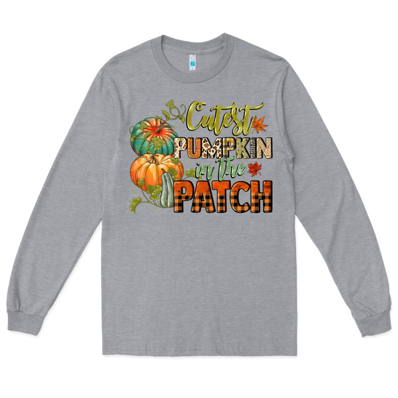 Cutest Pumpkin In The Patch Long Sleeve Tee by CowGirlArtShop | Teevron