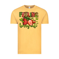 Vintage Mustard feeling berry cute strawberry Vintage Tee - Jasminsmagicworld